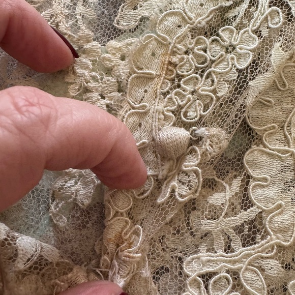 Valentino Soft White Lace Top - Picture 9 of 10